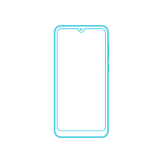 Digital Huawei Phones Huawei Y7 2019 Ink Contour Svg Vector, Free Vectors File